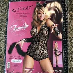 Cheetah print cat lingerie costume size XS